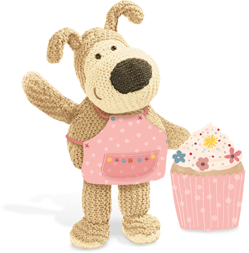 Boofle baking cupcakes