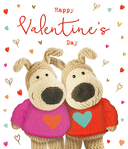 Boofle Valentines Day card