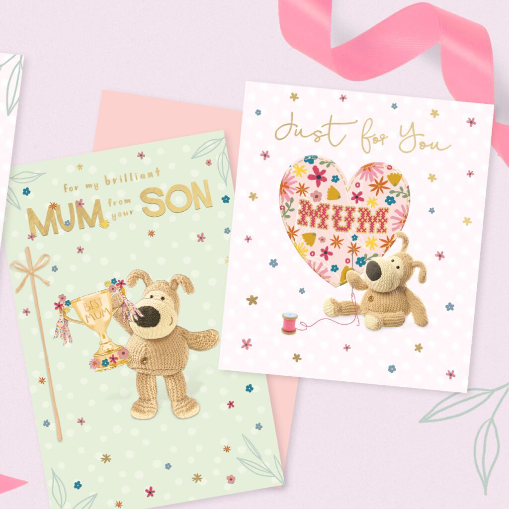 Mother's Day card from son and Mother's Day card for Mum