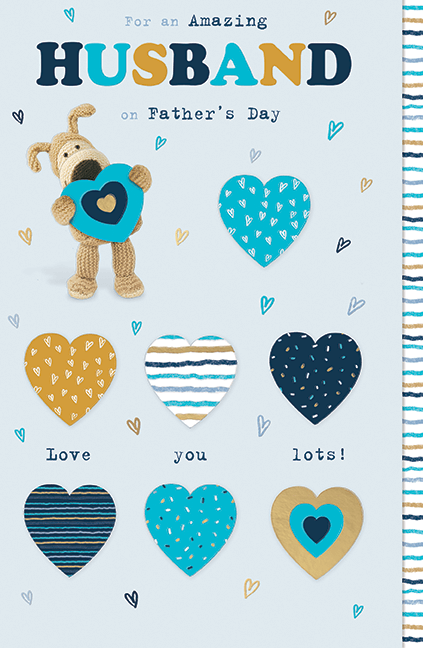 Boofle Father's Day card for husband