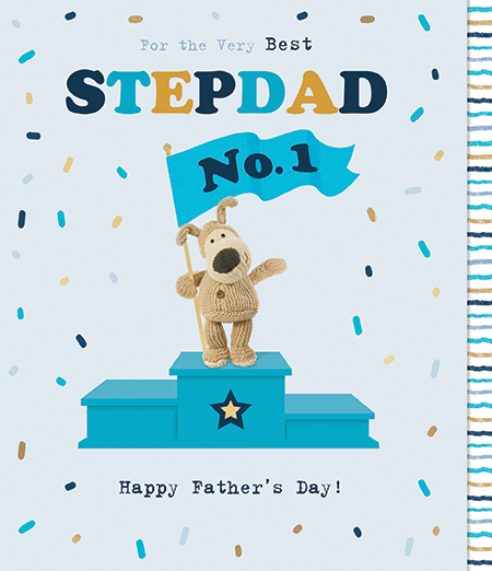 Boofle Father's Day card for stepdad